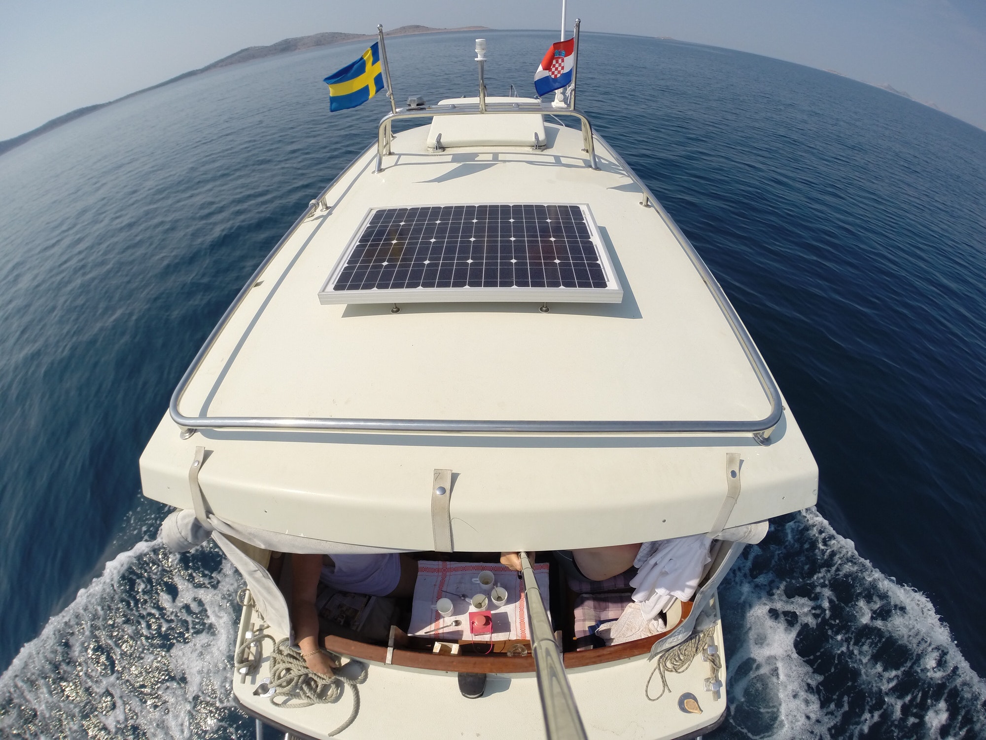 Charging a Boat With Solar Power