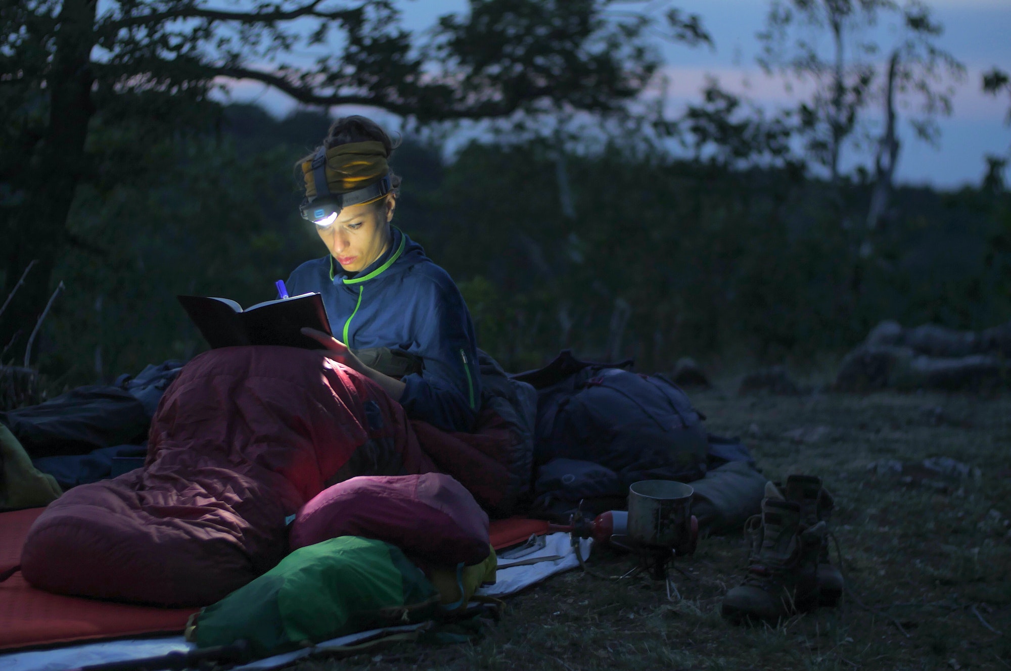 camping writing journal