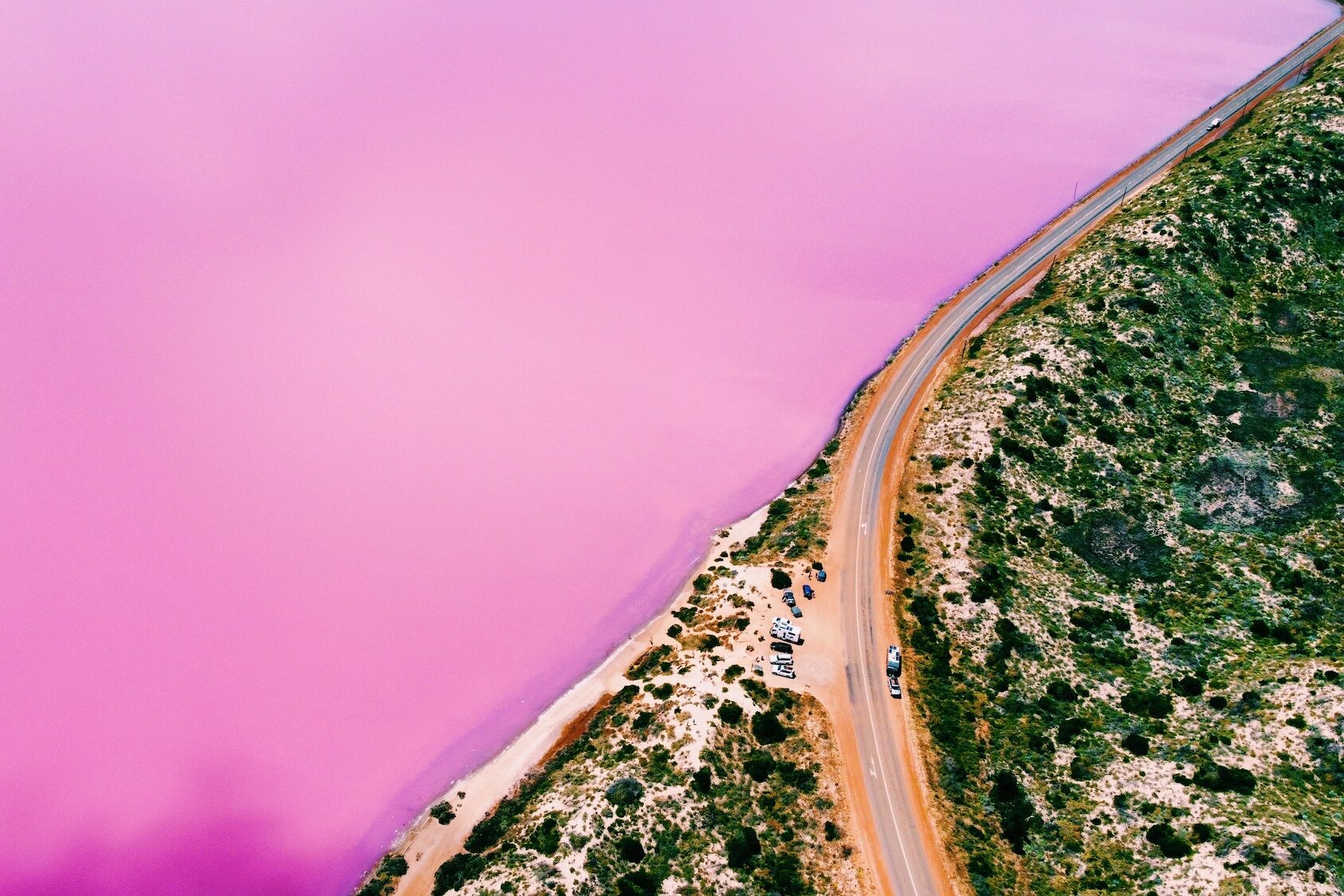 Hutt lagoon pink lake