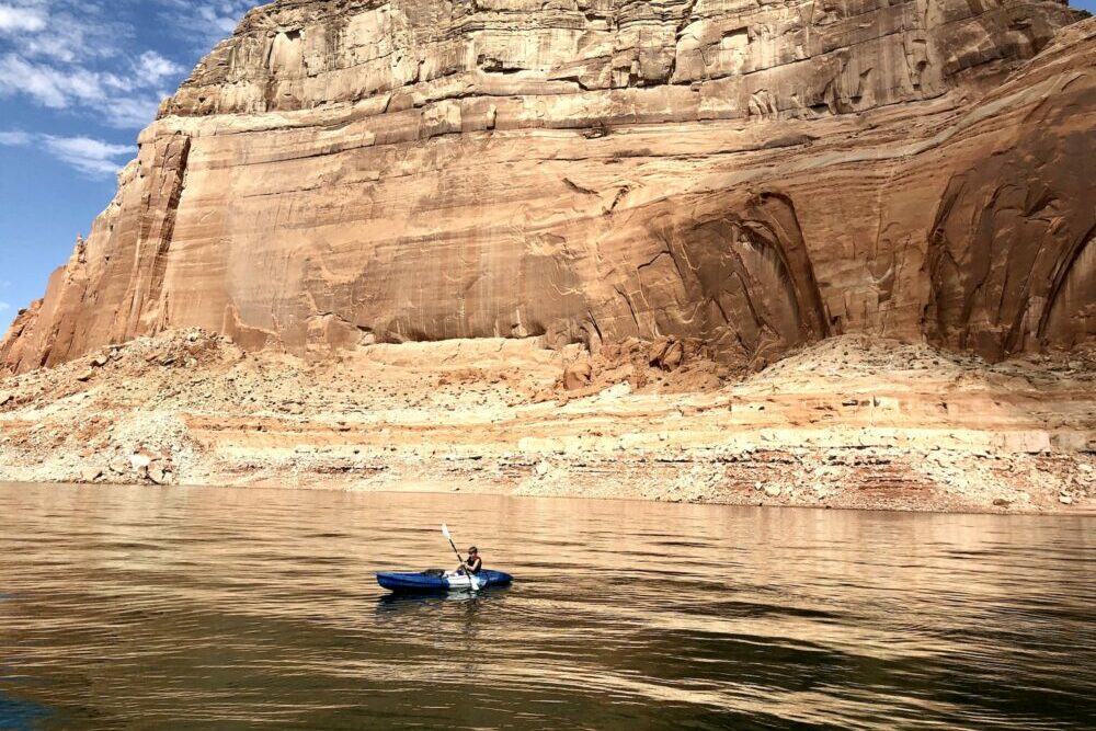 Lake Powell Kayaking - little person, big world