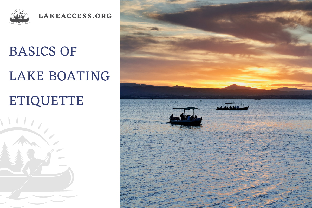 Lake Boating Etiquette