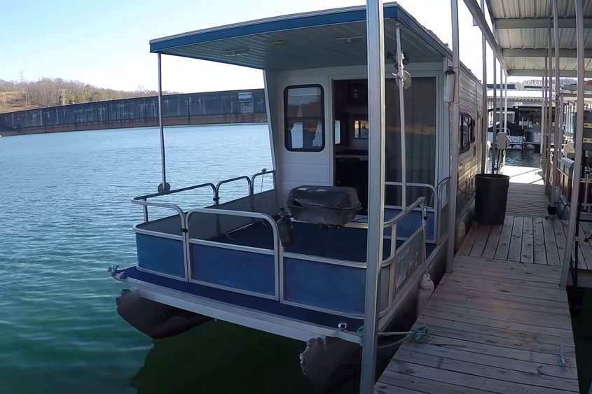 pontoon houseboat frame
